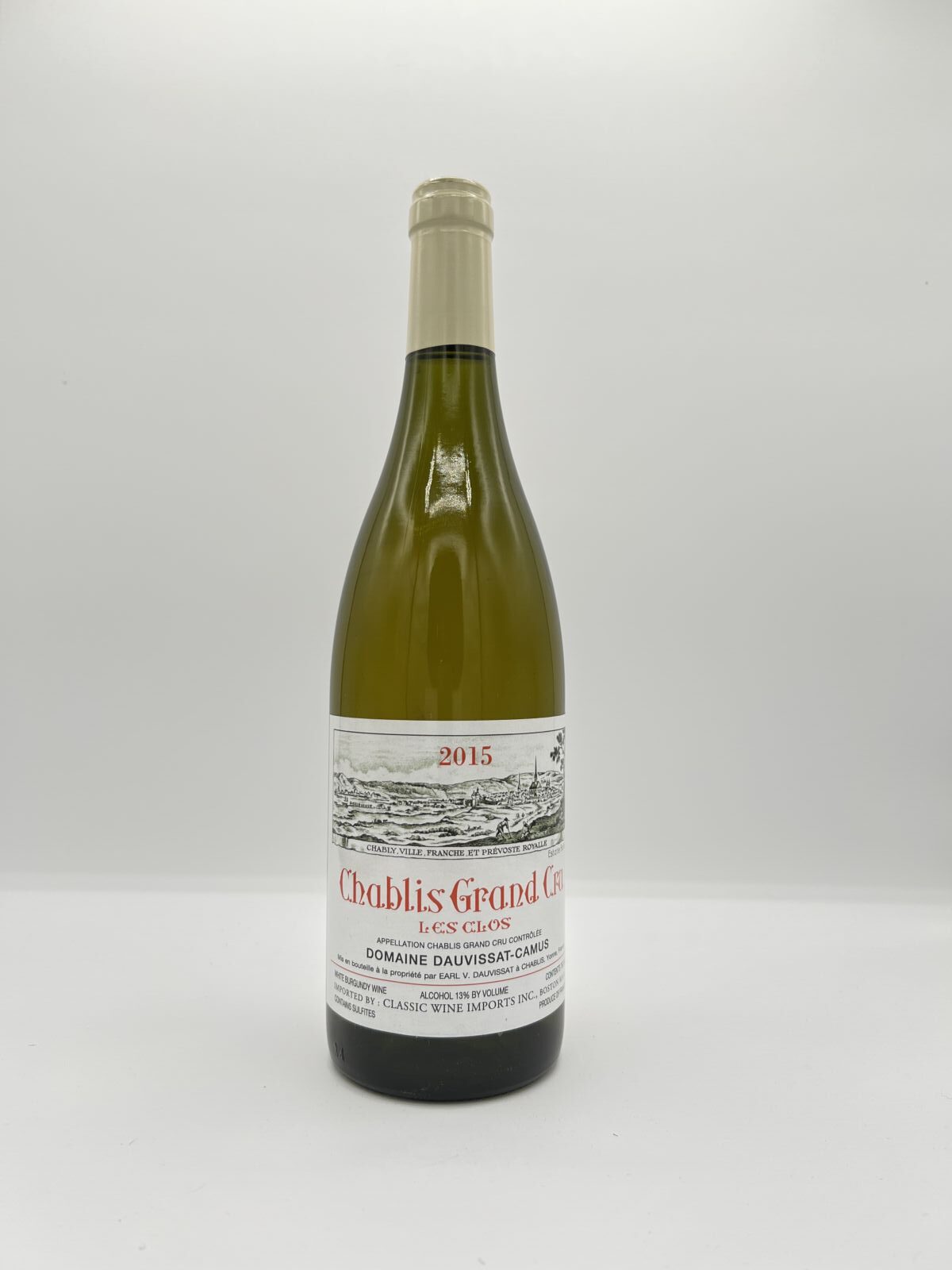 2015 Rene et Vincent Dauvissat Chablis Les Clos