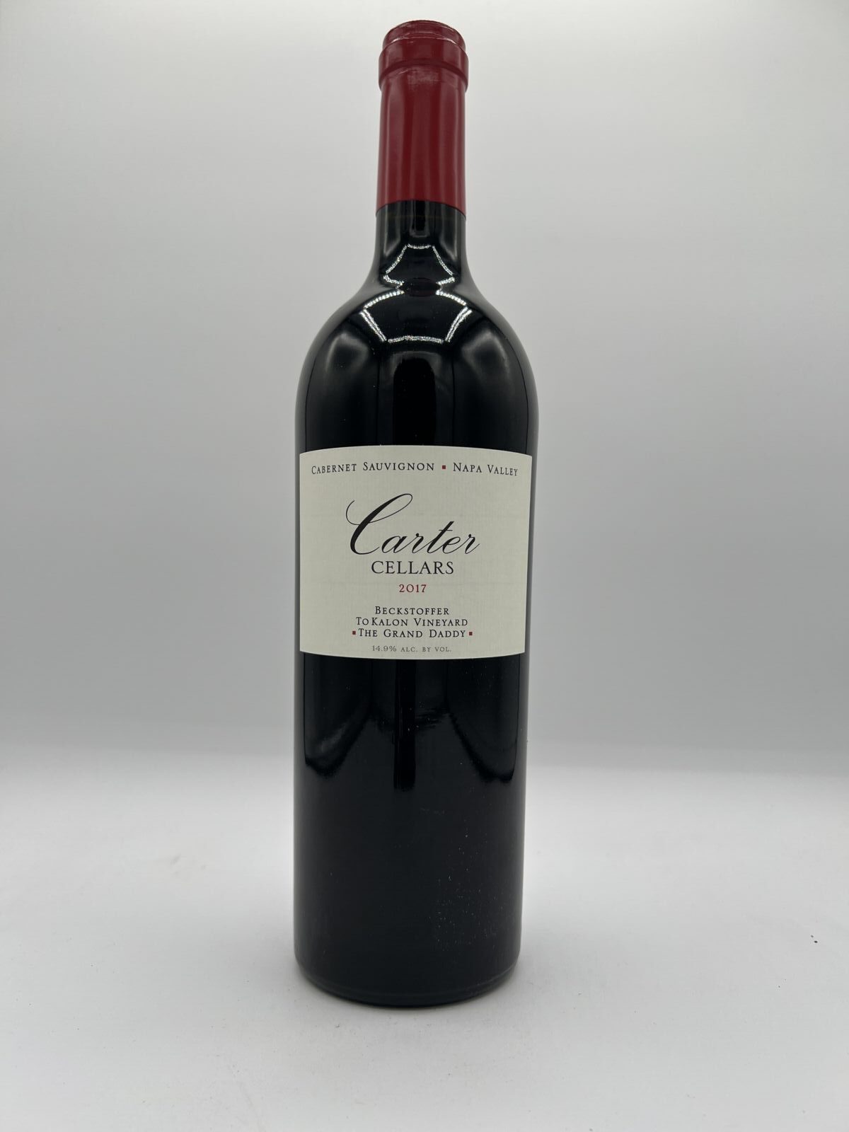 2017 Carter Cellars ToKalon Cabernet Sauvignon The Grand Daddy