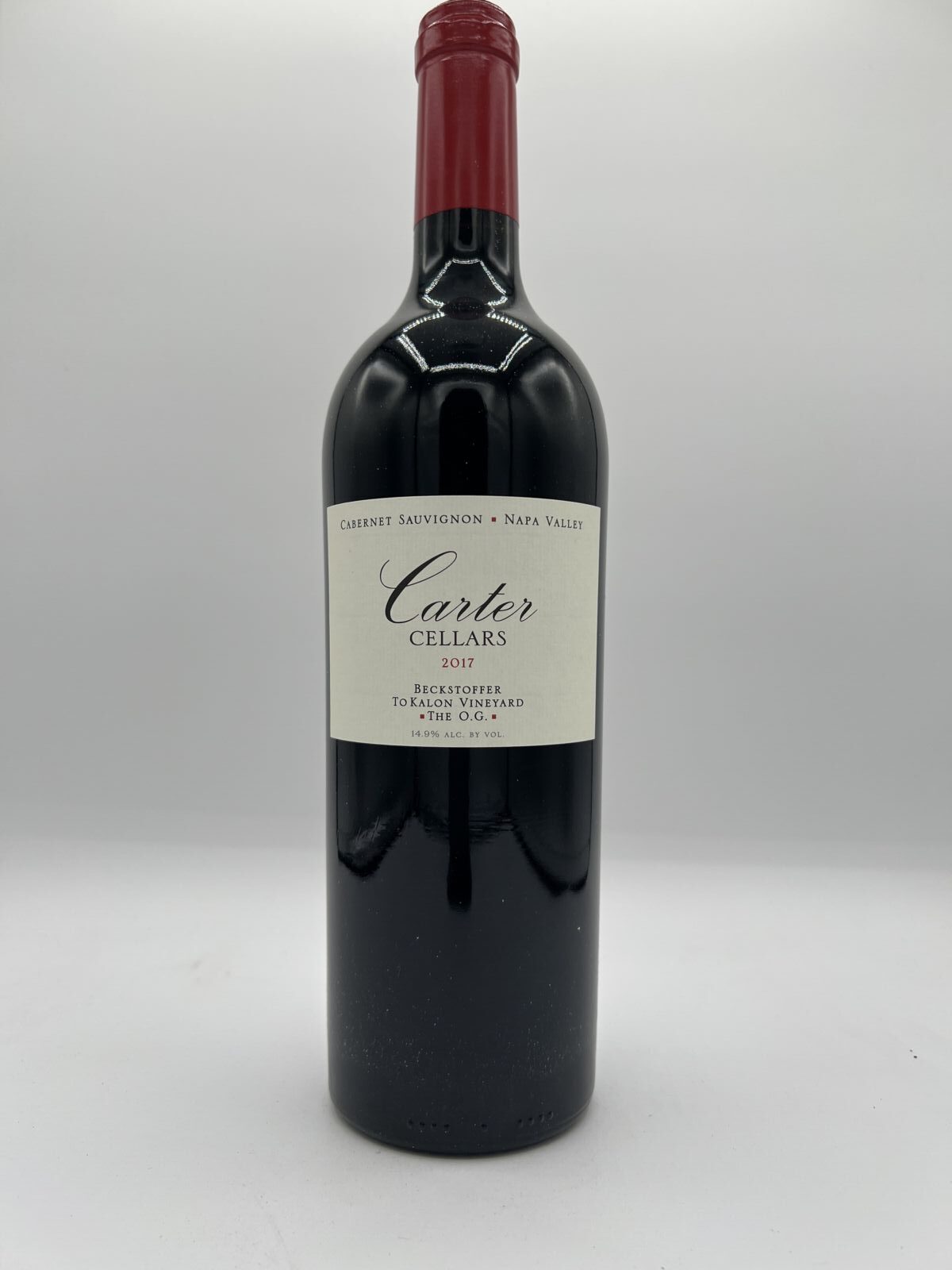 2017 Carter Cellars ToKalon Cabernet Sauvignon The O.G