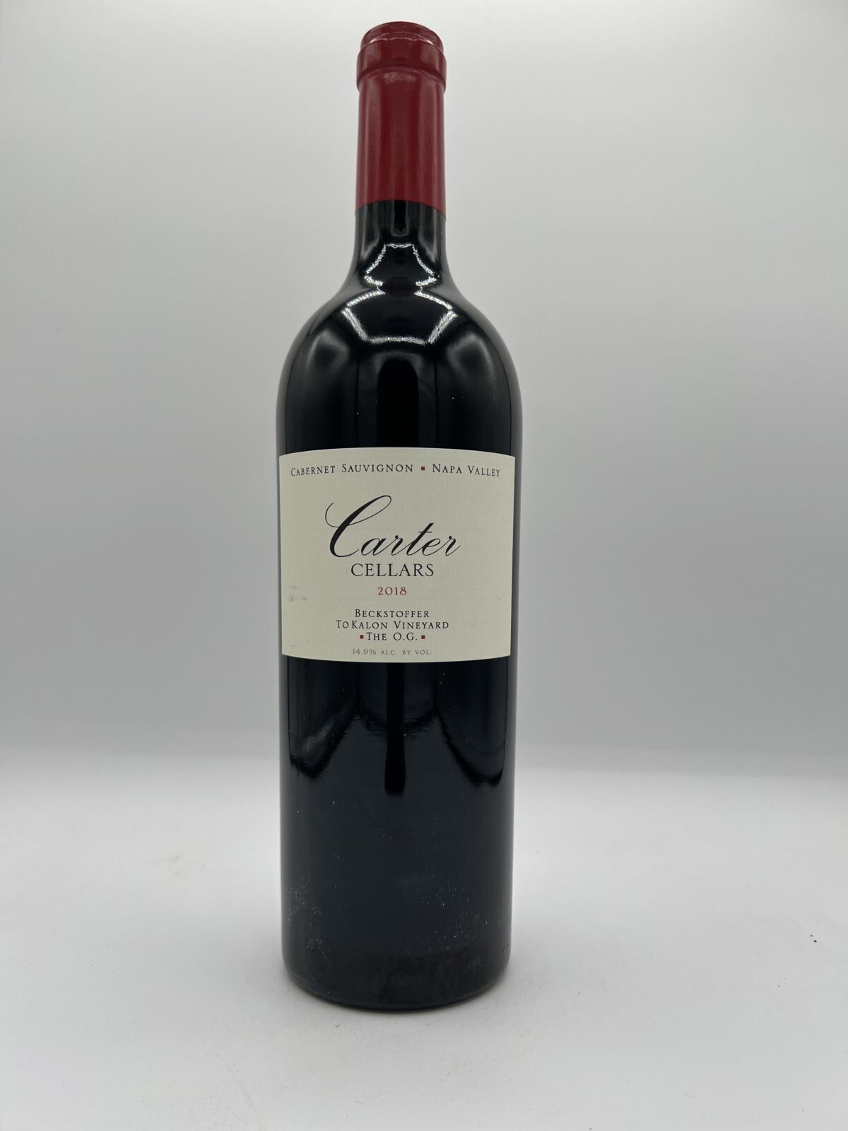 2018 Carter Cellars ToKalon Cabernet Sauvignon The O.G.