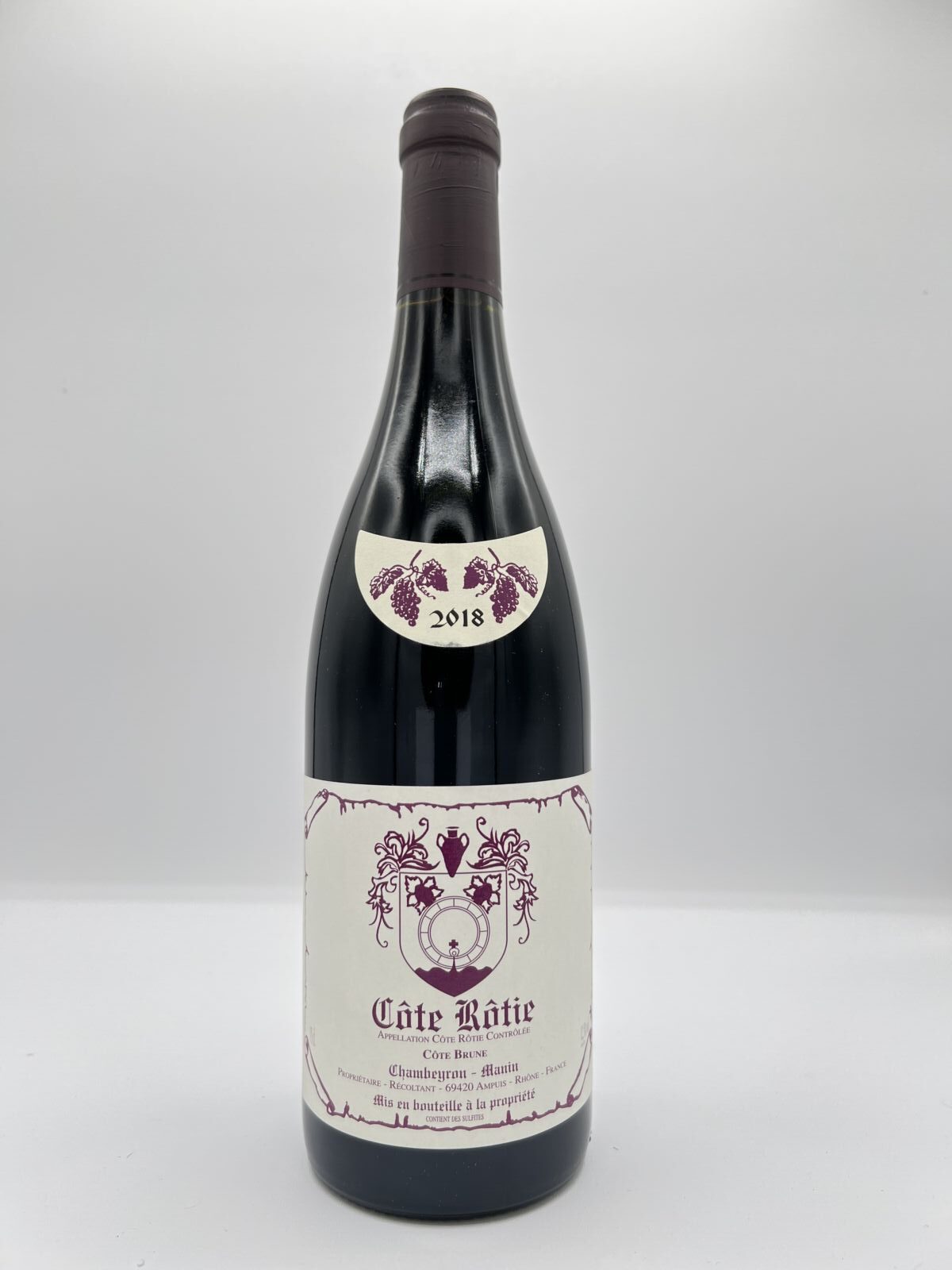 2018 Chambeyron Manin Cote Rotie Cote Brune