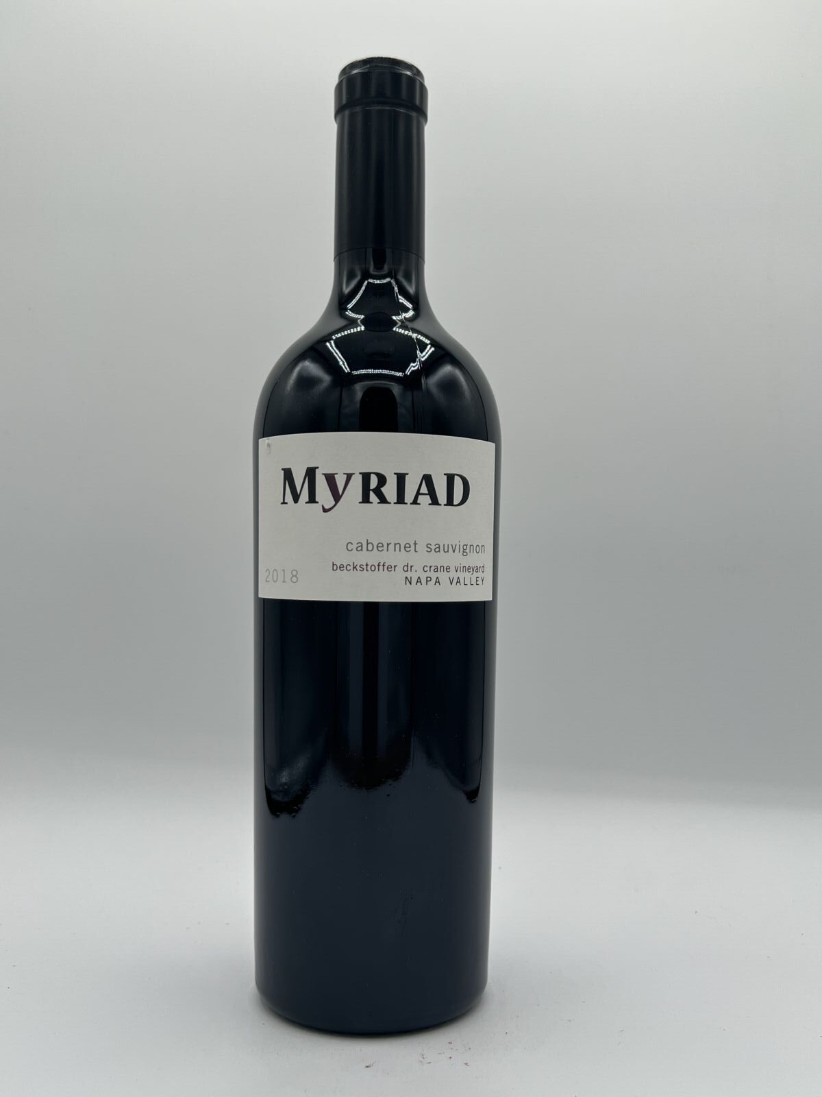 2018 Myriad Cellars Cabernet Sauvignon Beckstoffer Dr. Crane Vineyard