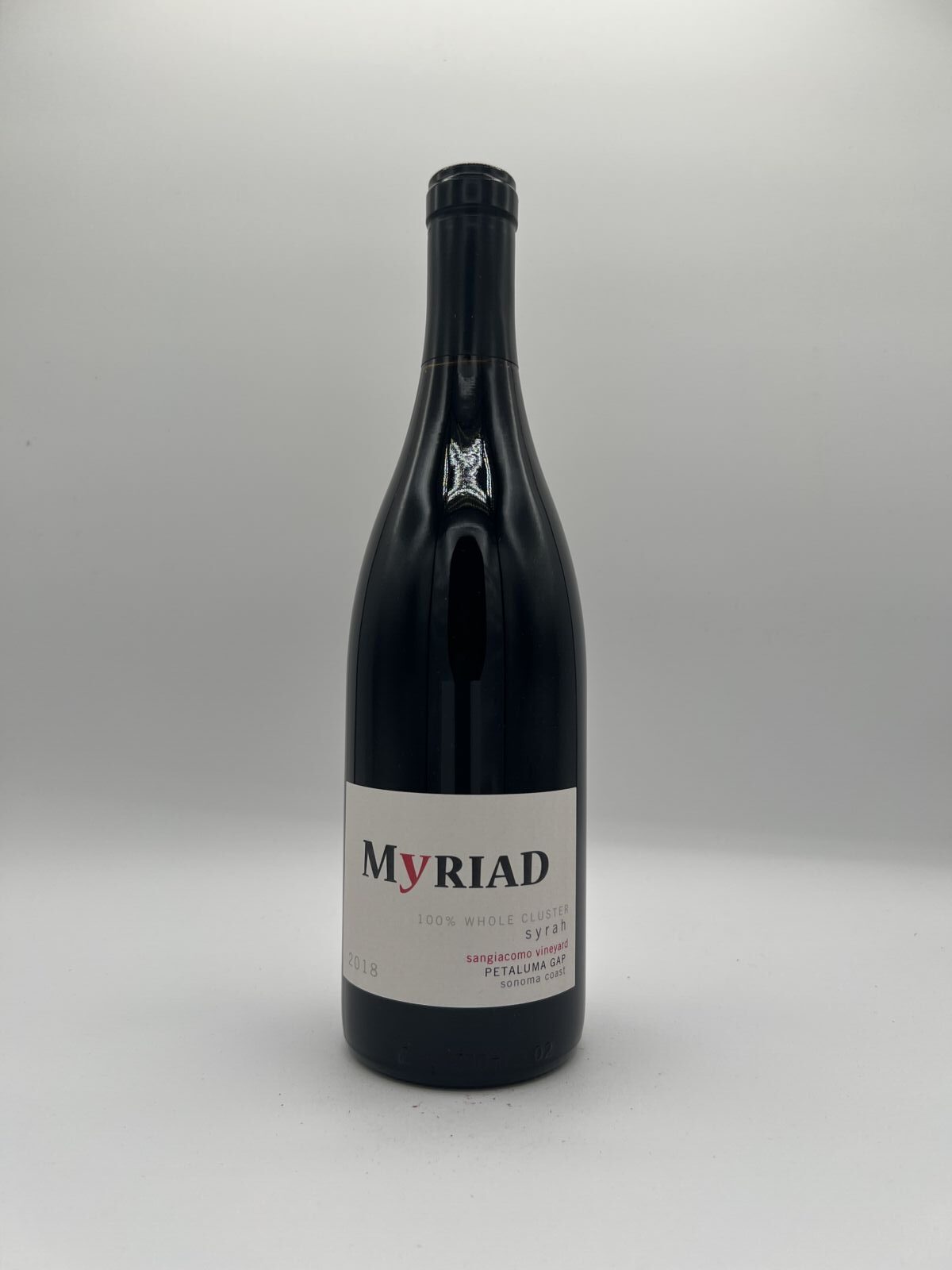 2018 Myriad Cellars Syrah Sangiacomo Vineyard 100% Whole Cluster